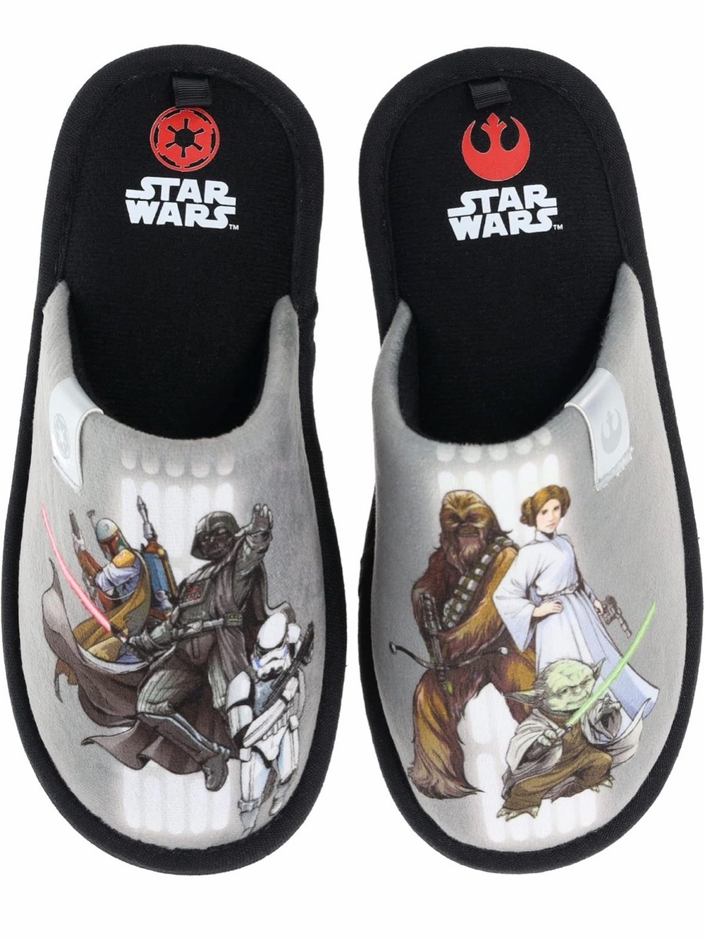 STAR WARS Slippers Size L 3/4 Kids Youth Boys Girls Slip On